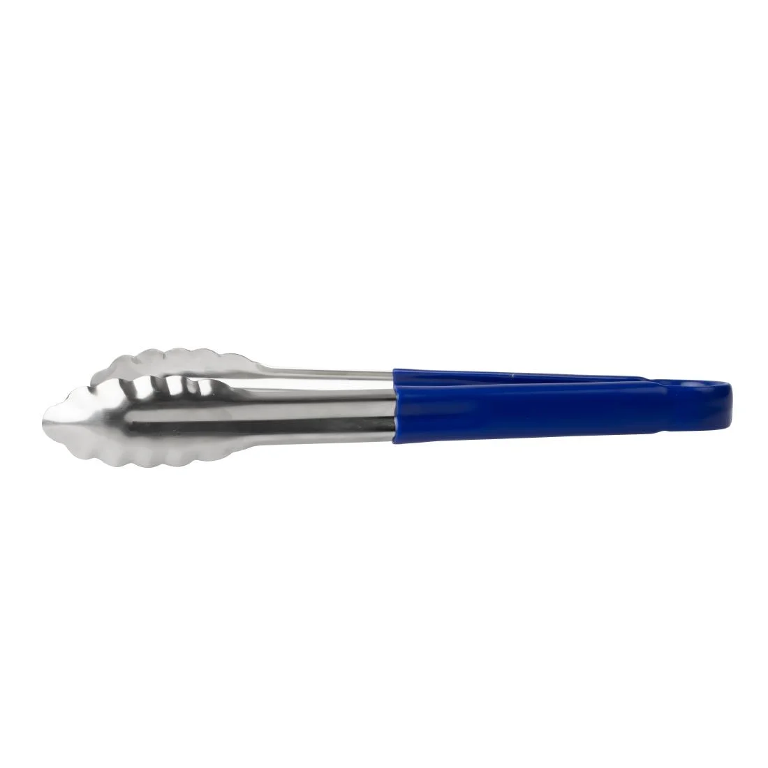 Vogue Colour Coded Blue Serving Tongs 11" - Image 2