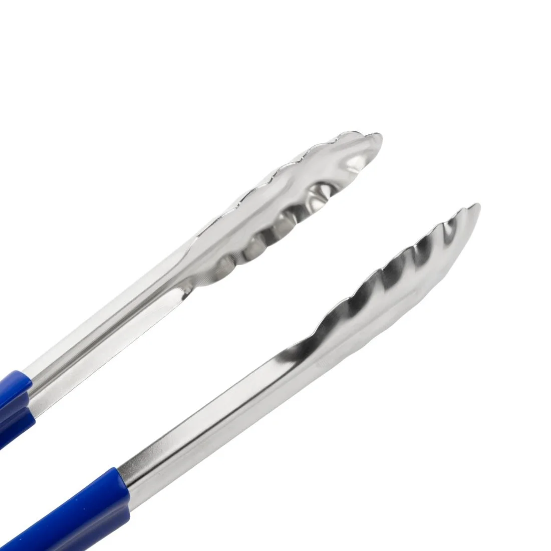 Vogue Colour Coded Blue Serving Tongs 11" - Image 3