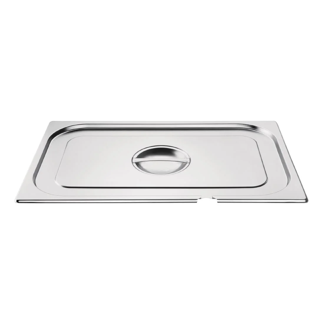 Vogue Stainless Steel 1/1 Gastronorm Notched Lid - Image 3
