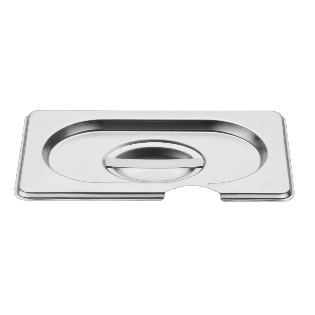 Vogue Stainless Steel 1/9 Gastronorm Notched Lid - Image 3