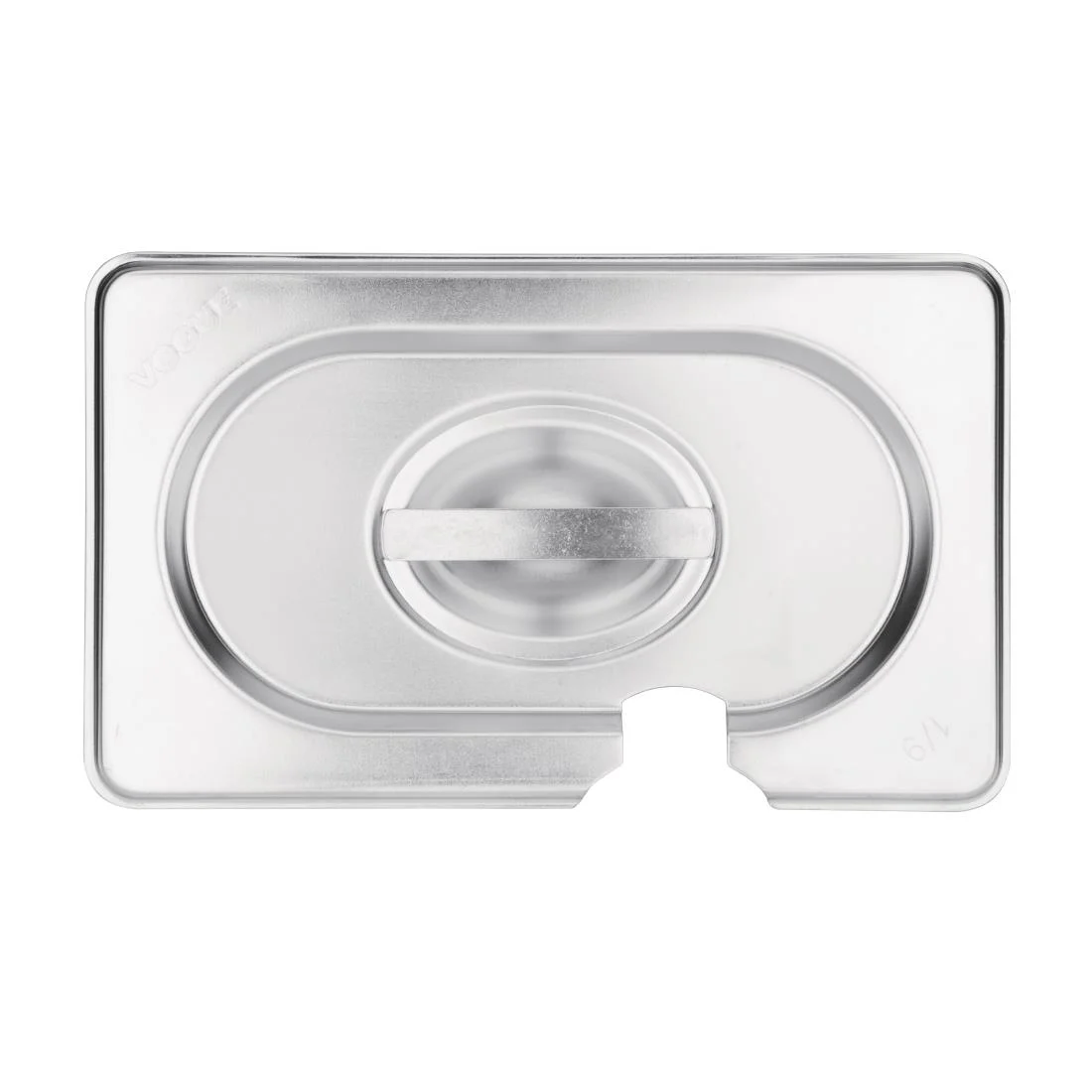 Vogue Stainless Steel 1/9 Gastronorm Notched Lid - Image 5