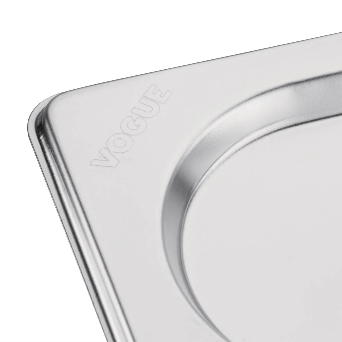 Vogue Stainless Steel 1/9 Gastronorm Notched Lid - Image 6