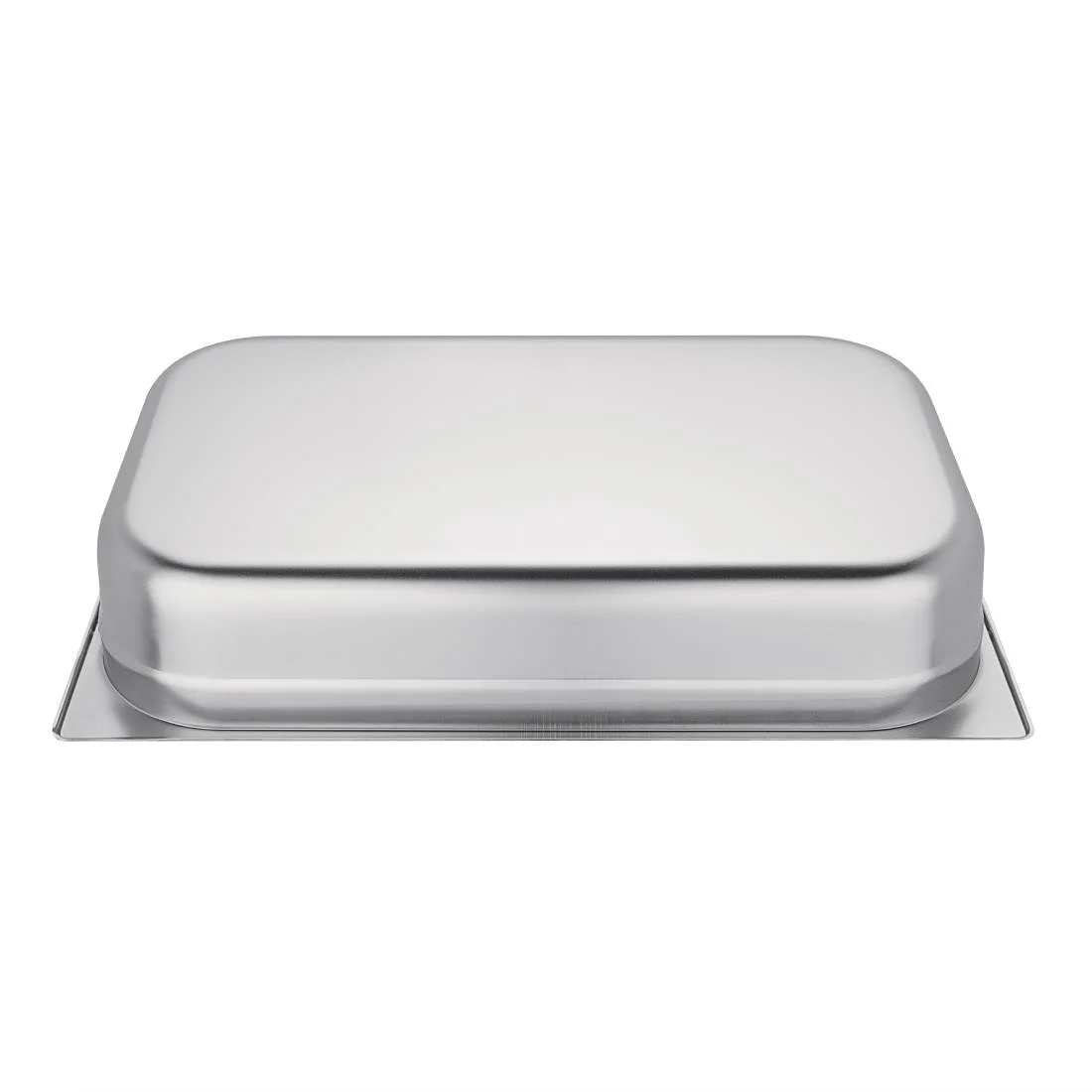 Vogue Stainless Steel 1/1 Gastronorm Pan With Handles 100mm - Image 3