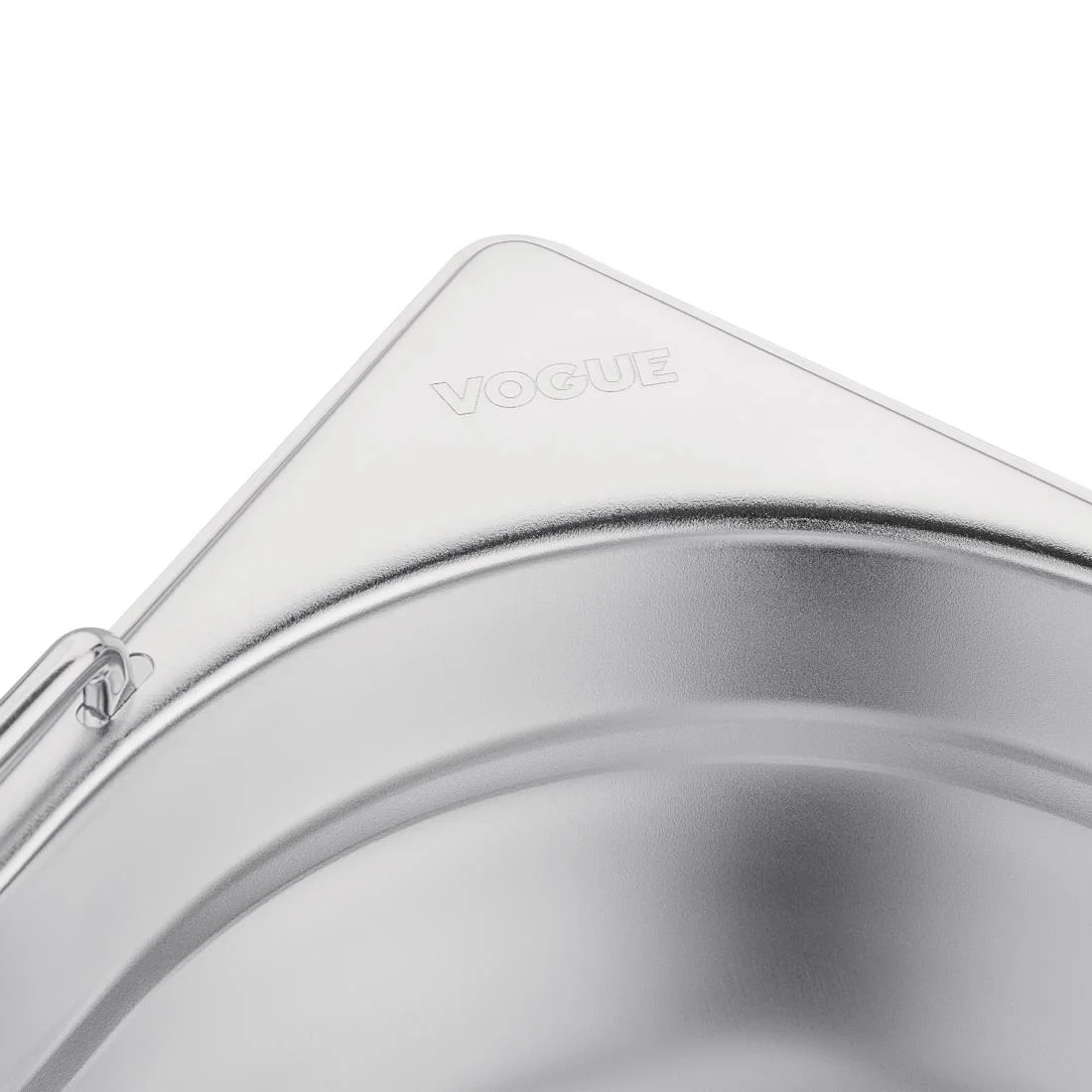 Vogue Stainless Steel 1/1 Gastronorm Pan With Handles 100mm - Image 5