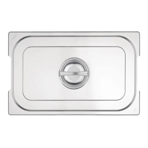 Vogue Stainless Steel 1/1 Gastronorm Handled Pan Lid