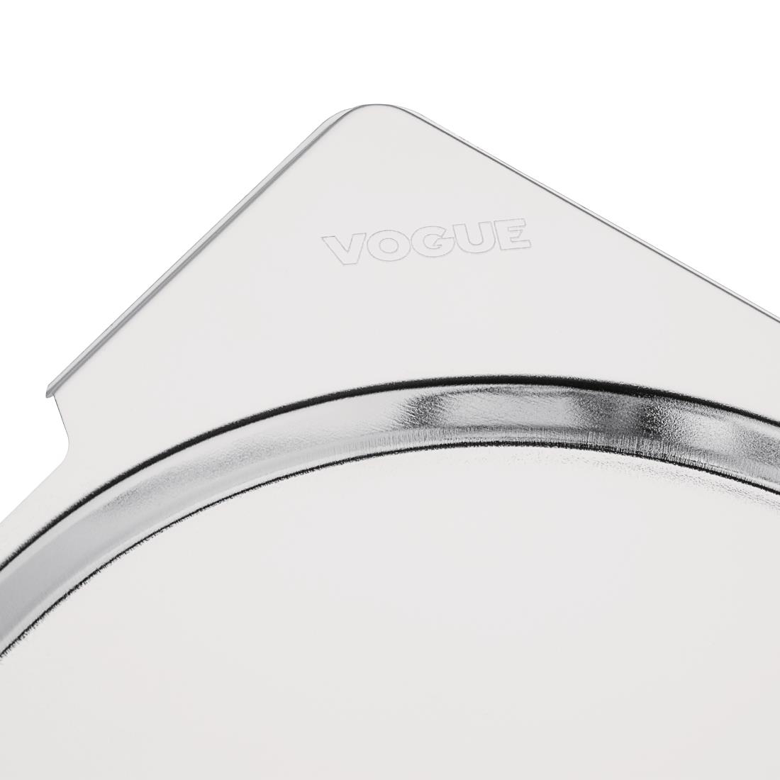 Vogue Stainless Steel 1/1 Gastronorm Handled Pan Lid