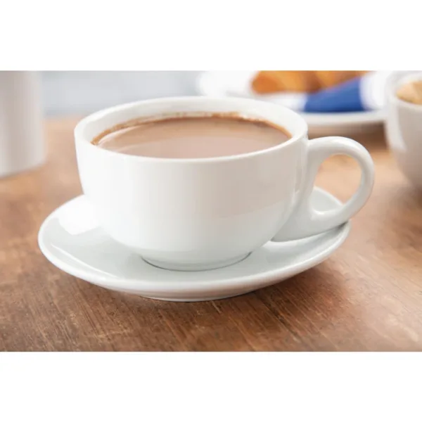 Olympia Whiteware Cappuccino Cups 284ml 10oz