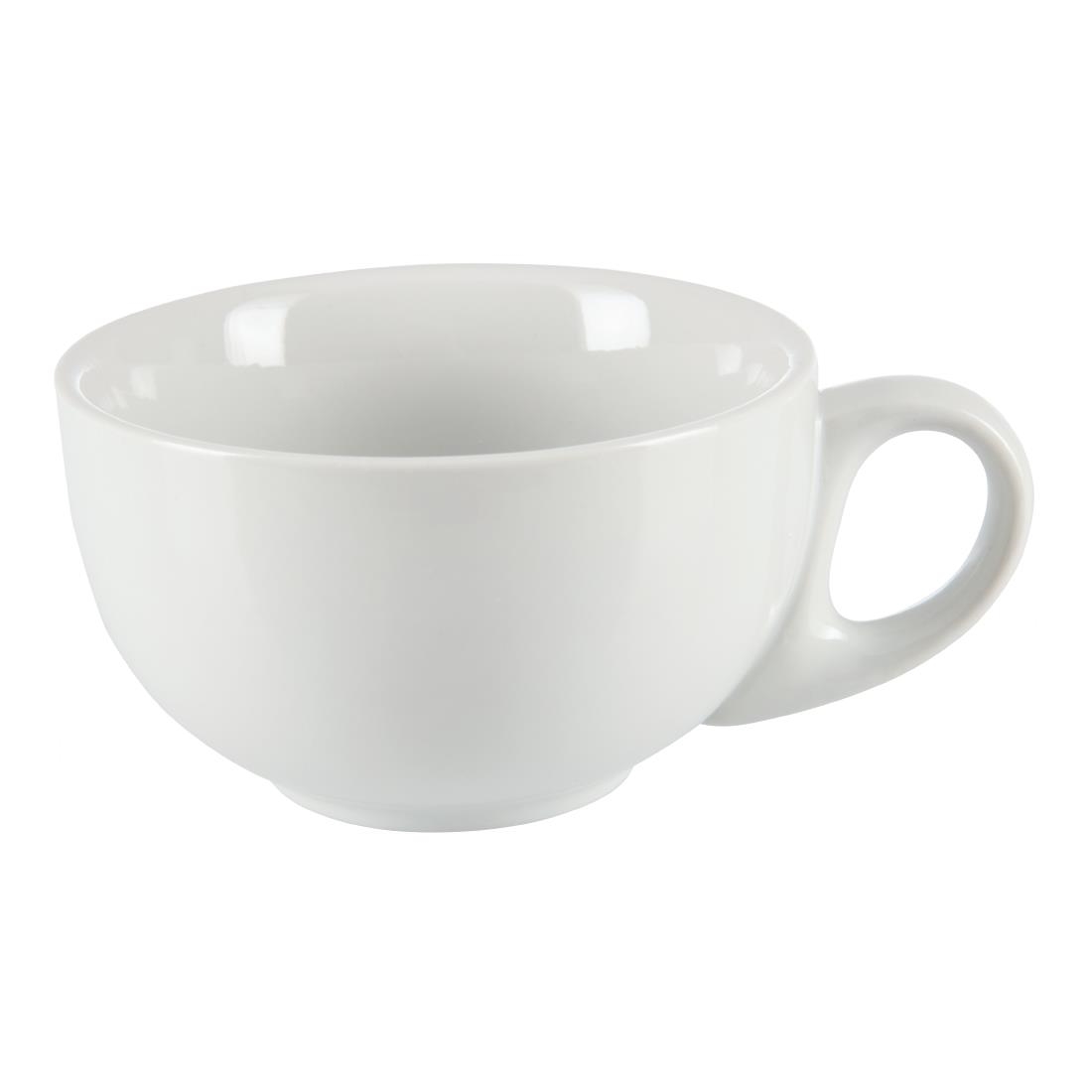 Olympia Whiteware Cappuccino Cups 284ml 10oz