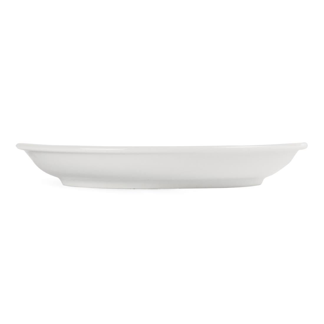 Olympia Whiteware Cappuccino Saucers 160mm