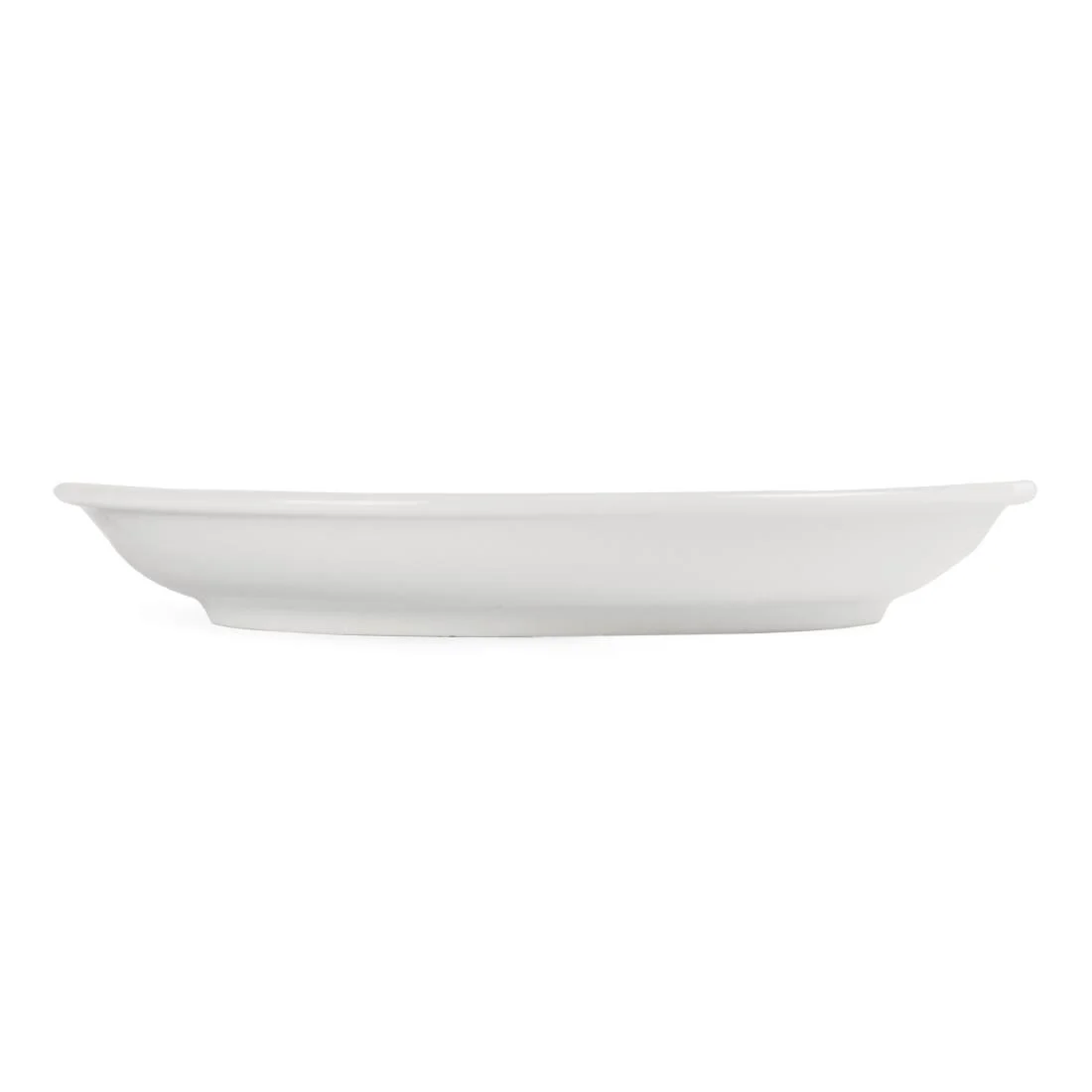 Olympia Whiteware Cappuccino Saucers 160mm - Image 4