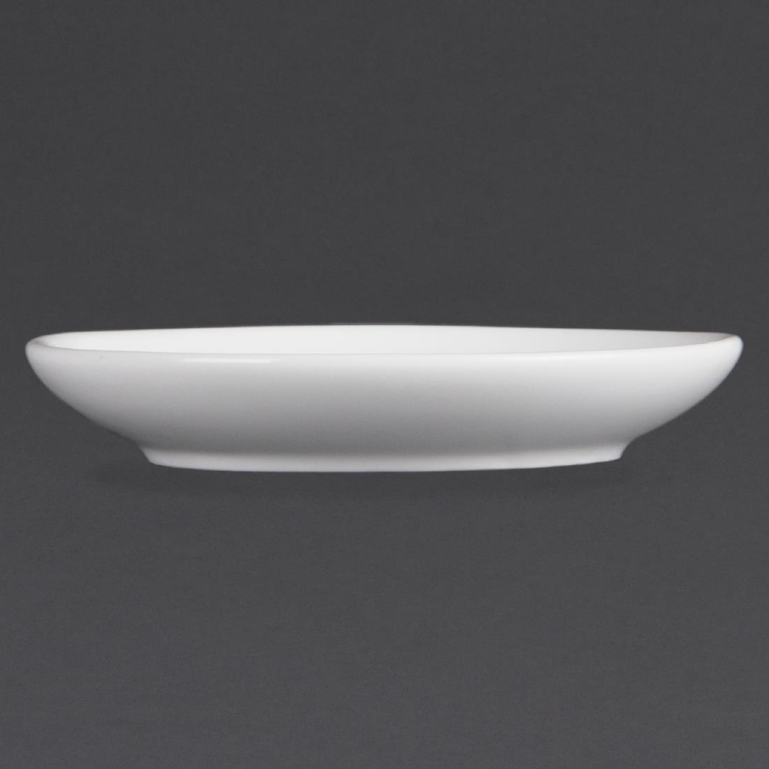 Olympia Whiteware Espresso Saucers