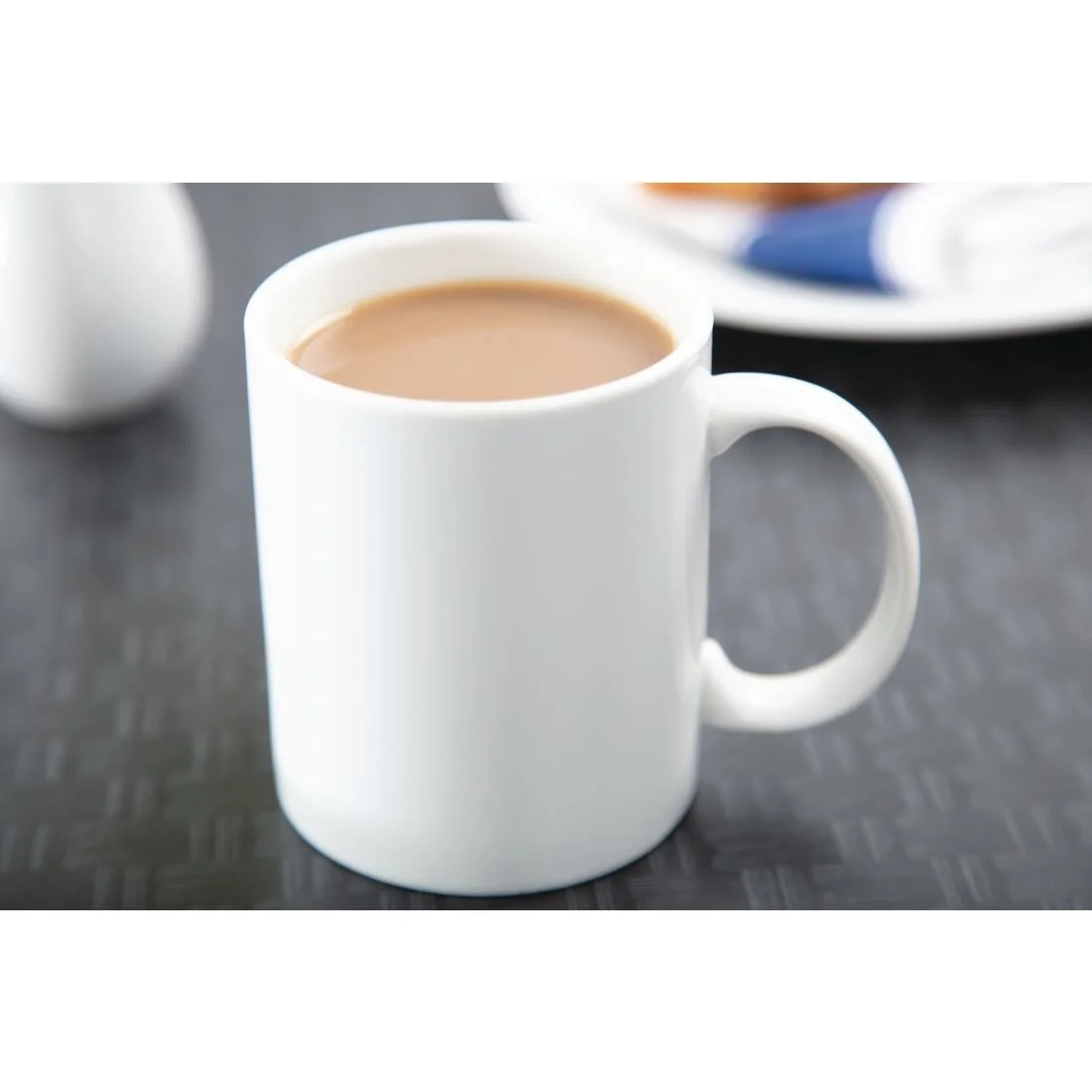 Olympia Whiteware Standard Mugs 284ml 10oz - Image 5