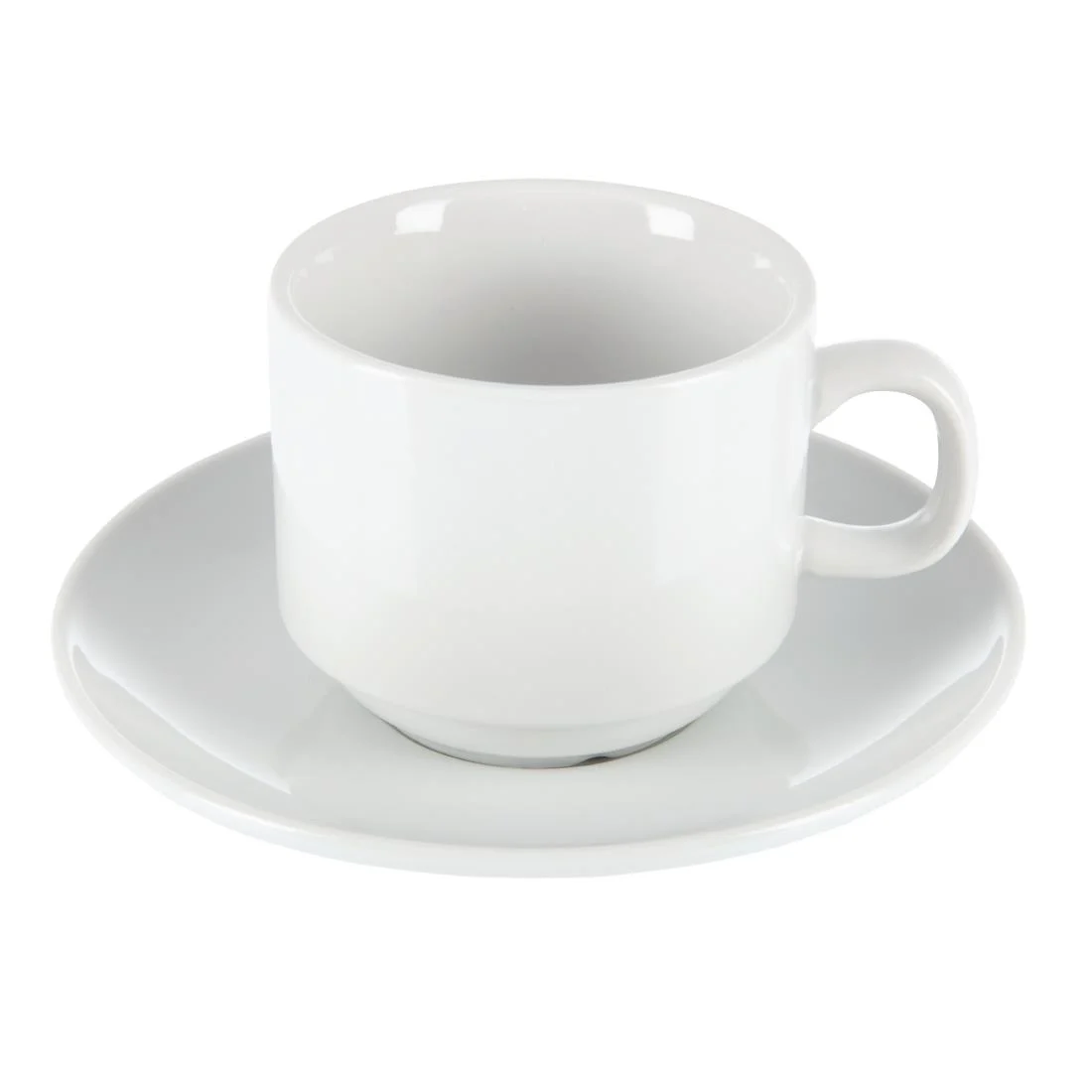 Olympia Whiteware Stacking Saucers