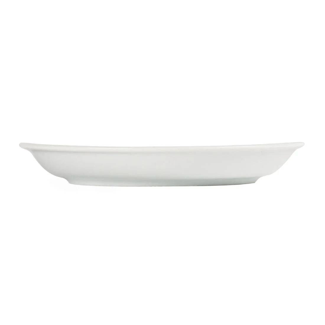 Olympia Whiteware Cappuccino Saucers - Image 5