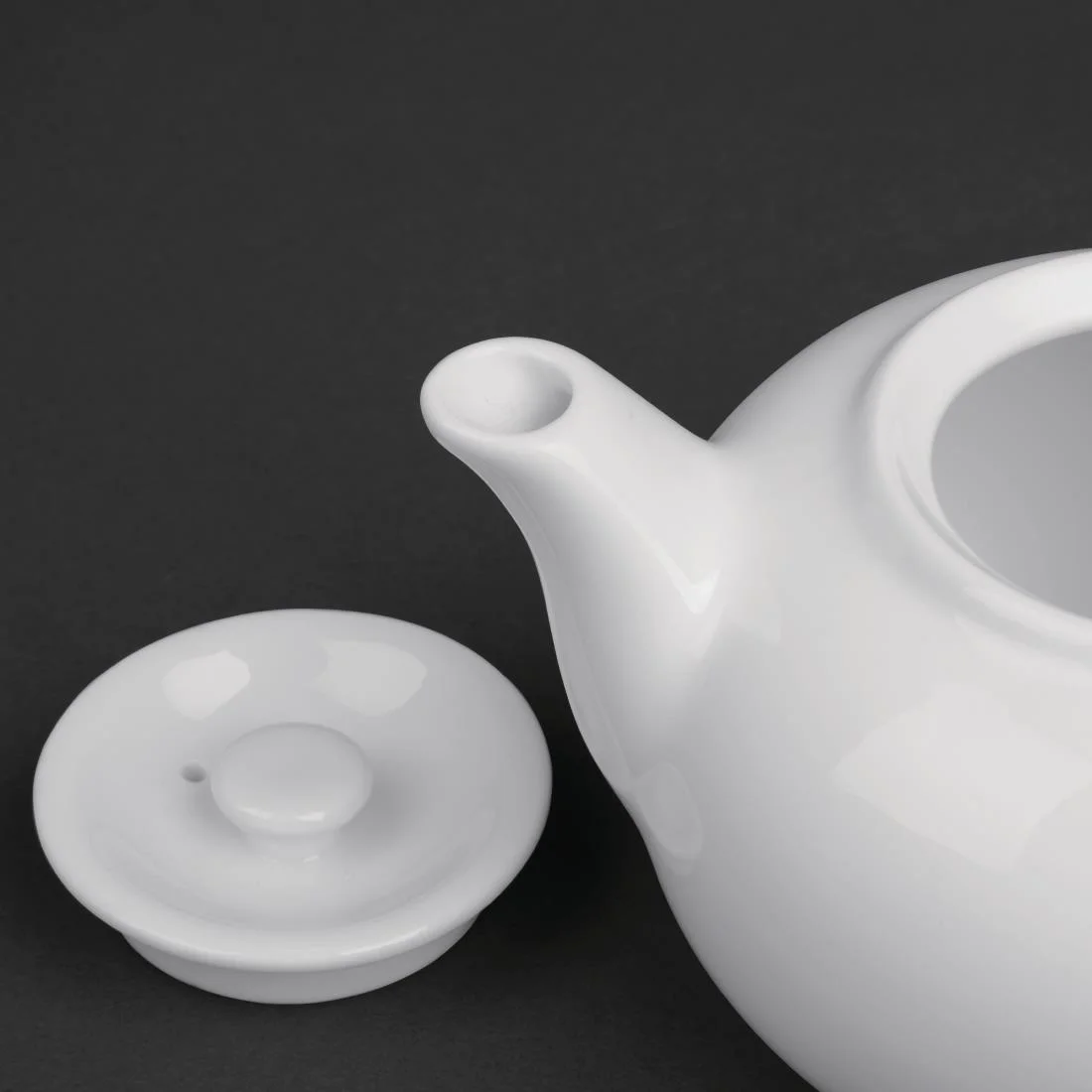 Olympia Whiteware Teapots 426ml 15oz - Image 3