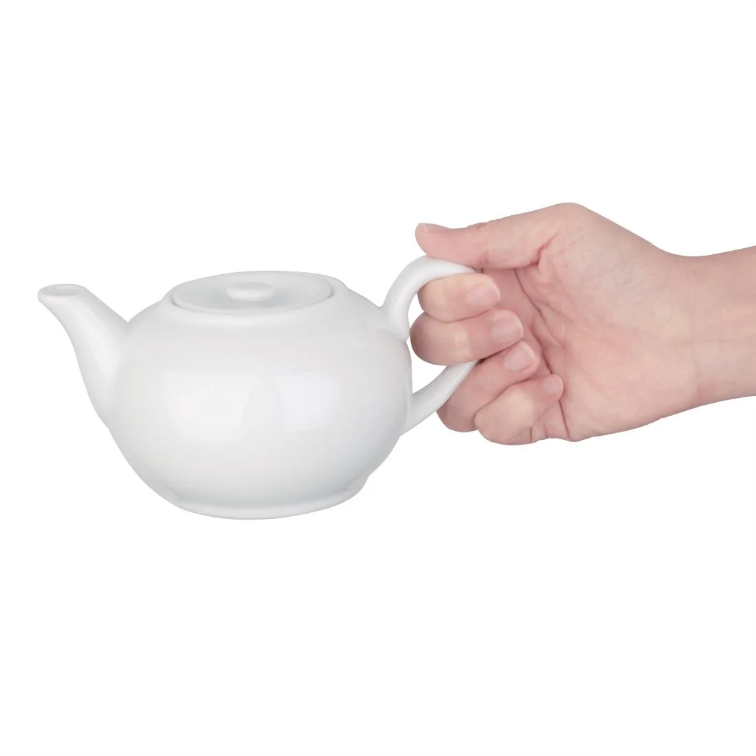 Olympia Whiteware Teapots 426ml 15oz - Image 5