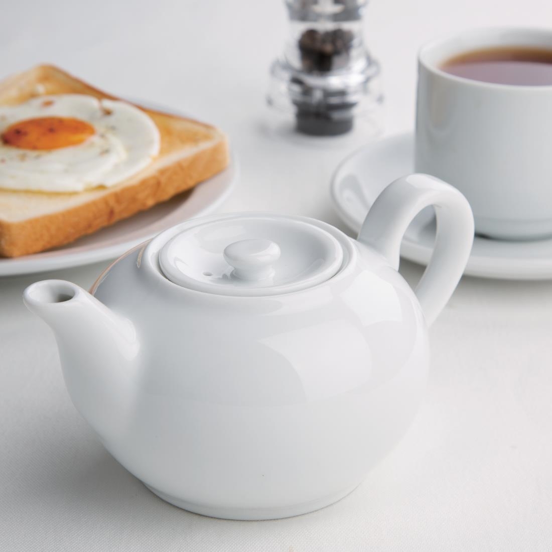 Olympia Whiteware Teapots 426ml 15oz