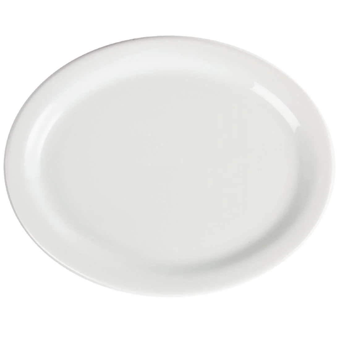 Olympia Whiteware Oval Platters 250mm - Image 2