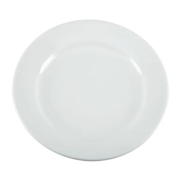 Olympia Whiteware Wide Rimmed Plates 165mm