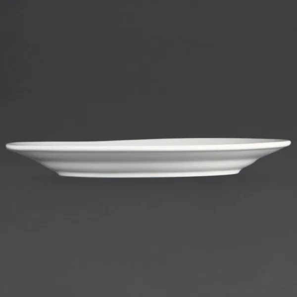 Olympia Whiteware Wide Rimmed Plates 202mm