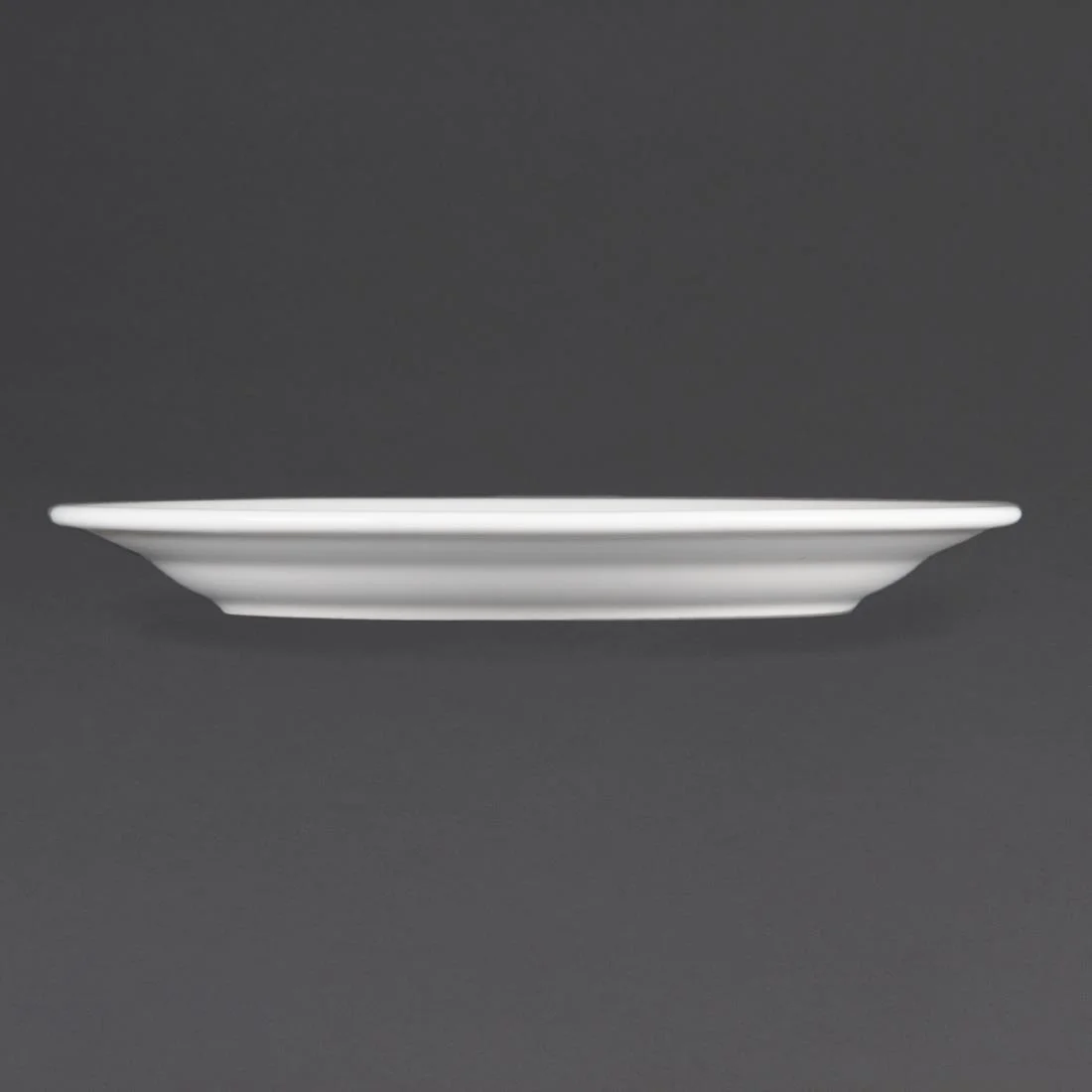 Olympia Whiteware Wide Rimmed Plates 230mm - Image 4