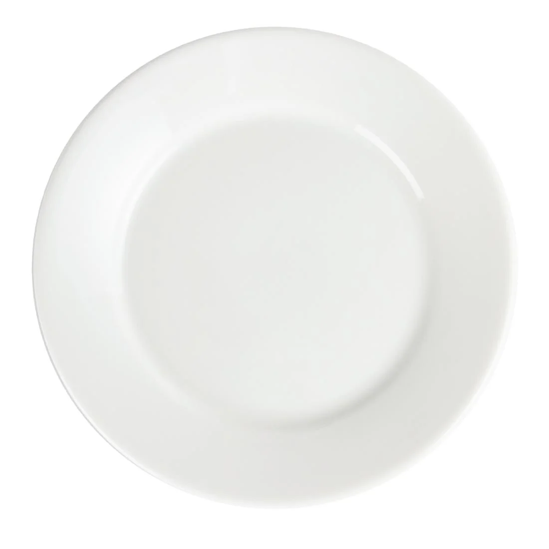 Olympia Whiteware Wide Rimmed Plates 230mm - Image 2