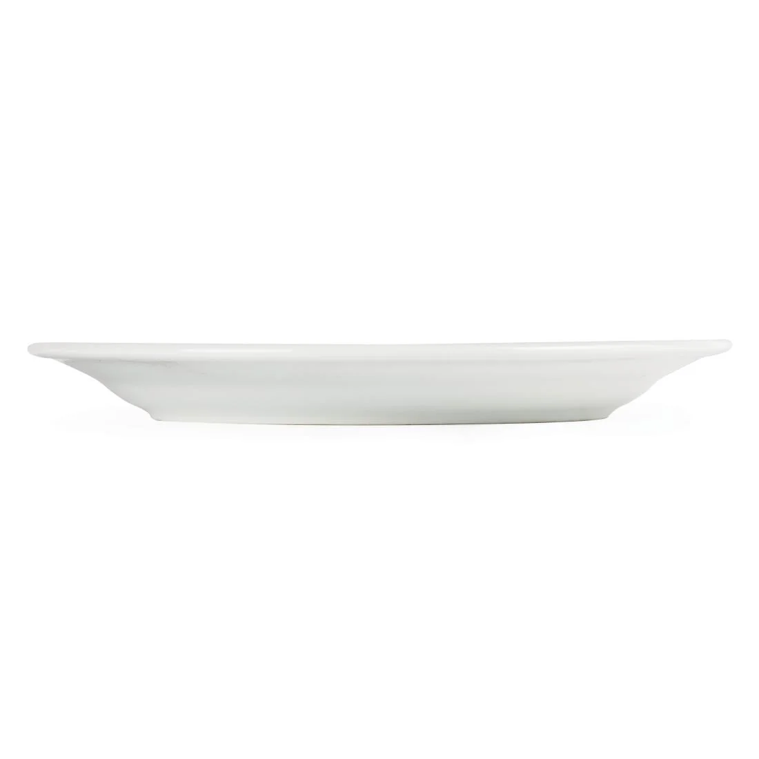 Olympia Whiteware Wide Rimmed Plates 230mm - Image 3