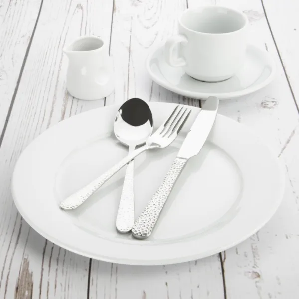 Olympia Whiteware Wide Rimmed Plates 250mm