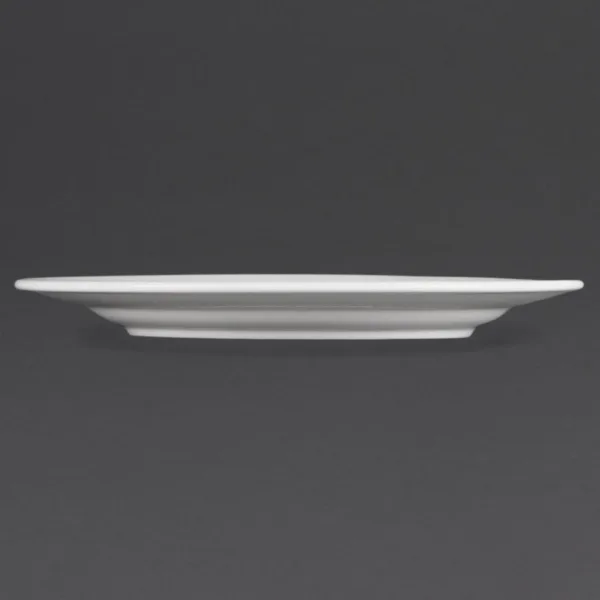 Olympia Whiteware Wide Rimmed Plates 310mm