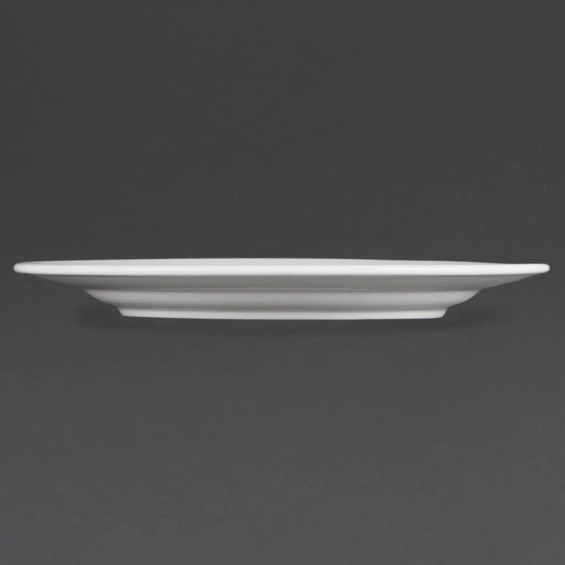 Olympia Whiteware Wide Rimmed Plates 310mm - Image 6