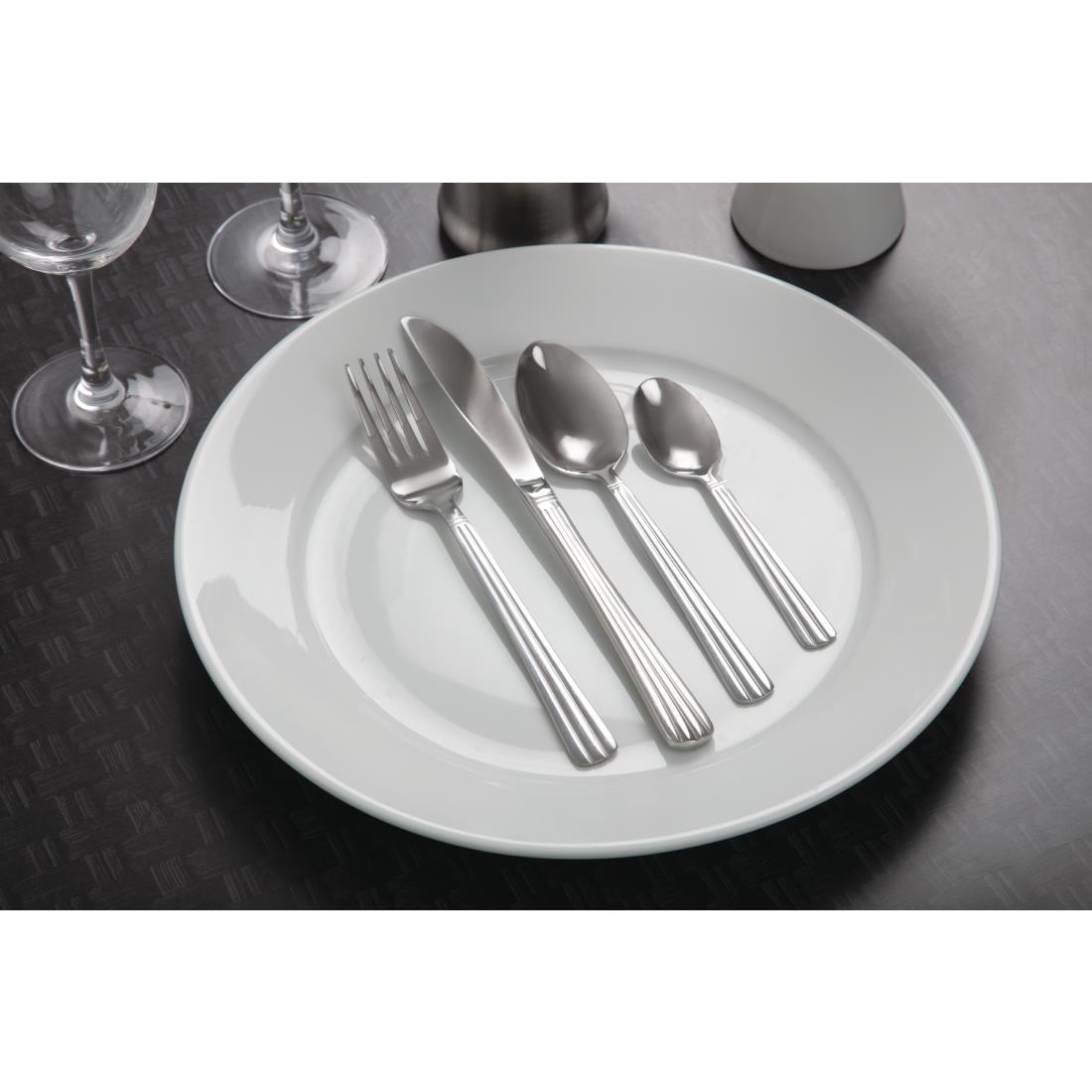 Olympia Whiteware Wide Rimmed Plates 310mm