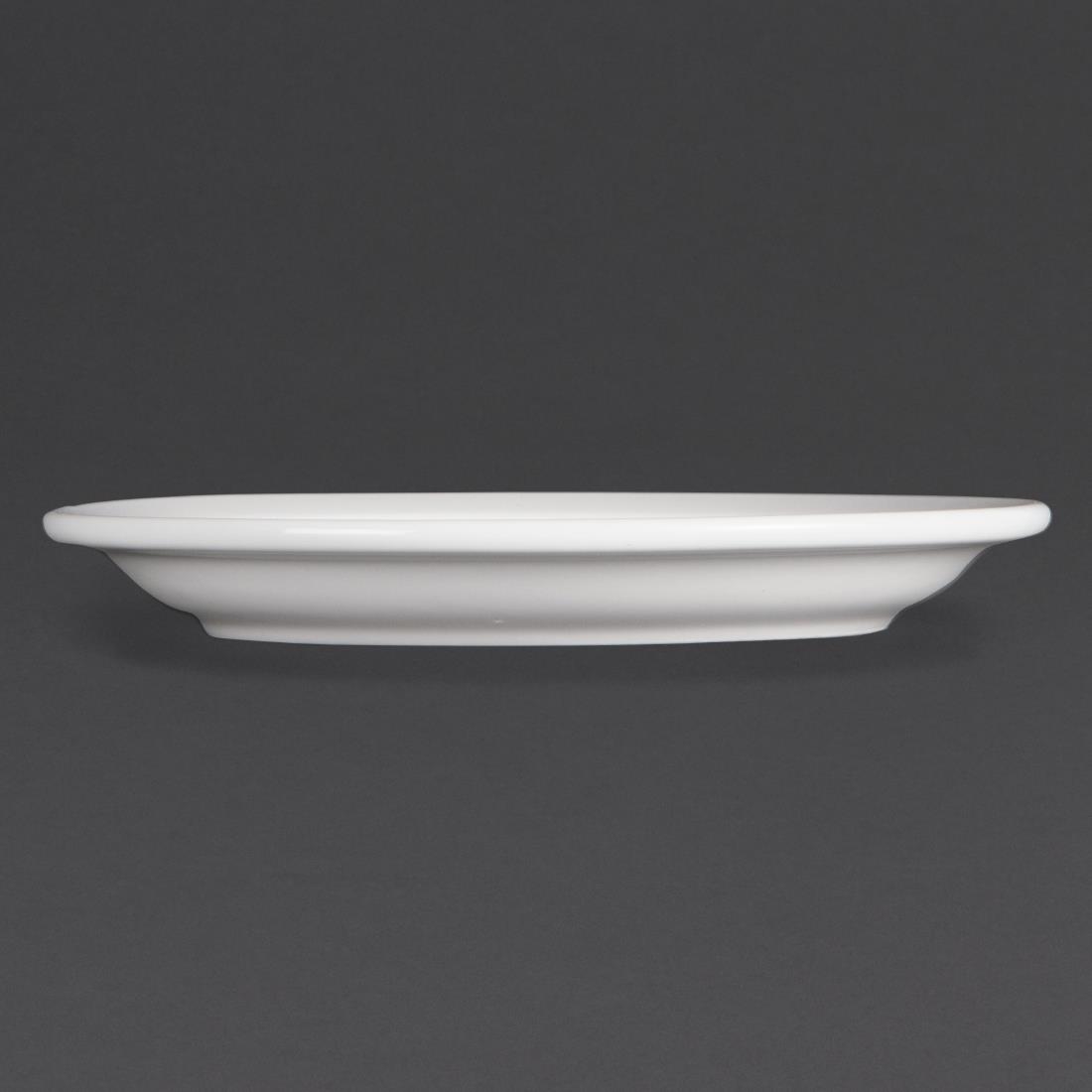 Olympia Whiteware Narrow Rimmed Plates 150mm