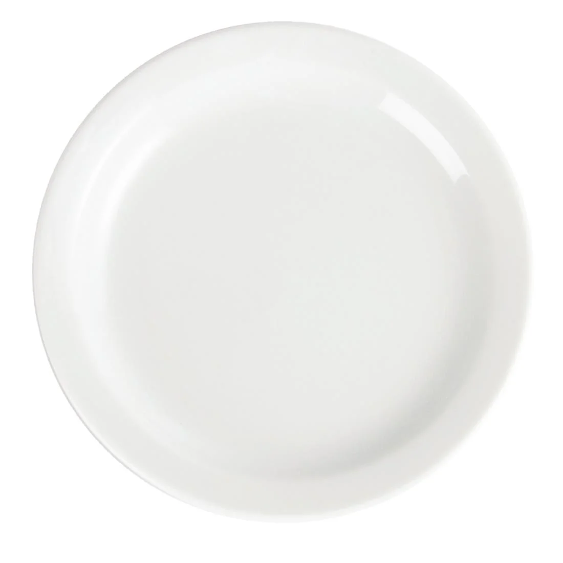 Olympia Whiteware Narrow Rimmed Plates 150mm - Image 2