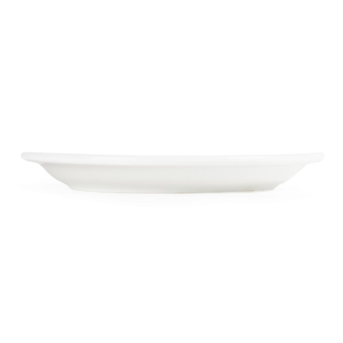 Olympia Whiteware Narrow Rimmed Plates 150mm