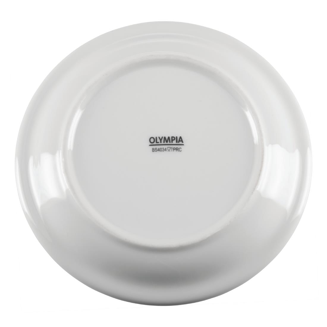 Olympia Whiteware Narrow Rimmed Plates 150mm