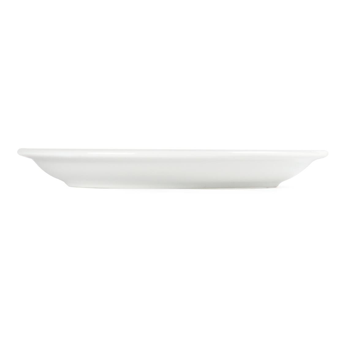 Olympia Whiteware Narrow Rimmed Plates 180mm