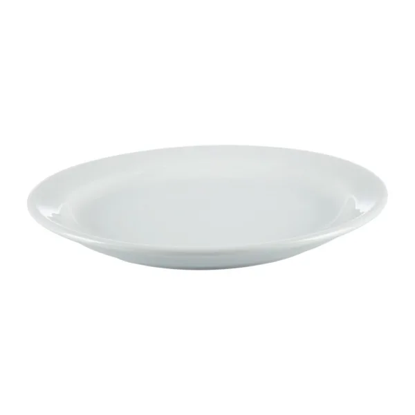 Olympia Whiteware Narrow Rimmed Plates 180mm