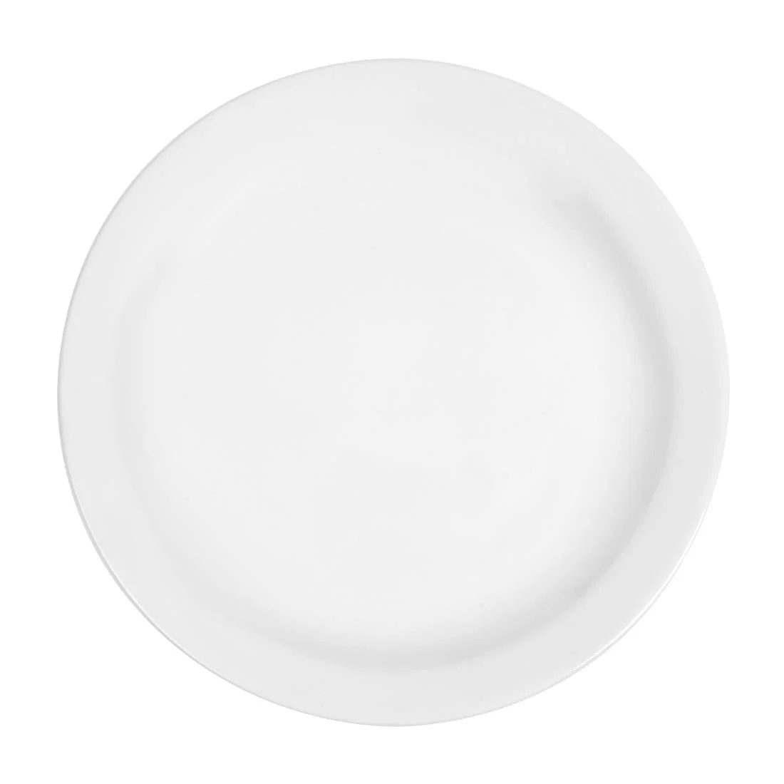 Olympia Whiteware Narrow Rimmed Plates 202mm - Image 2