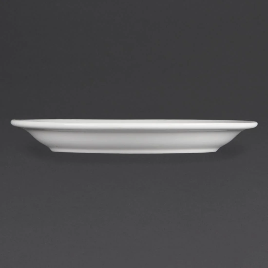 Olympia Whiteware Narrow Rimmed Plates 202mm - Image 8