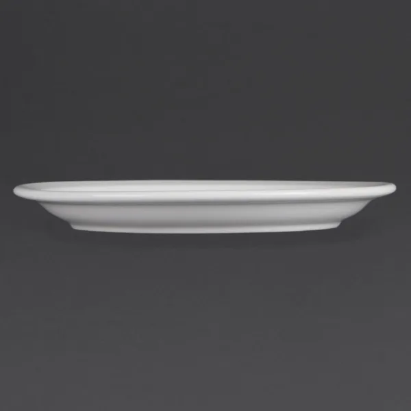 Olympia Whiteware Narrow Rimmed Plates 230mm