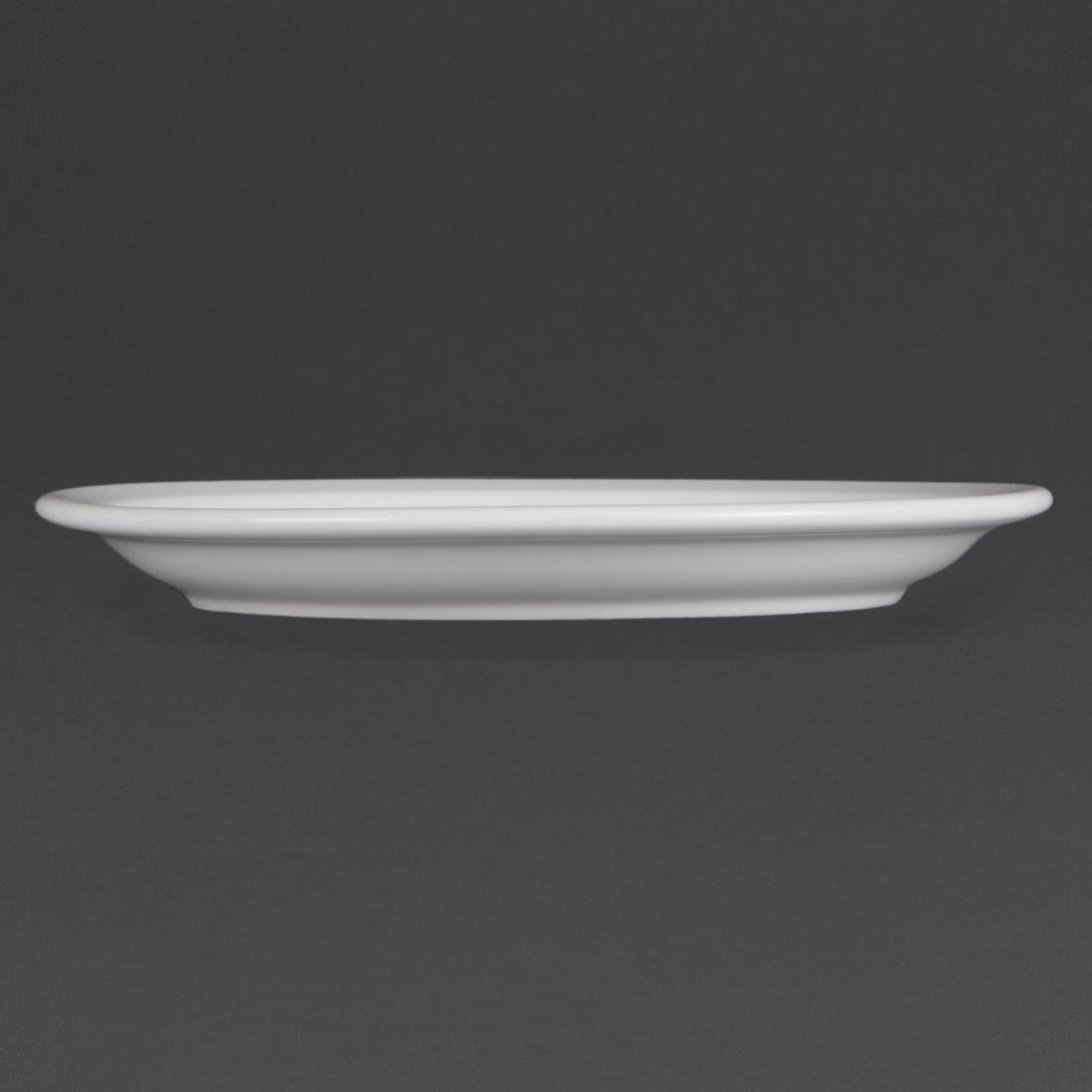 Olympia Whiteware Narrow Rimmed Plates 230mm