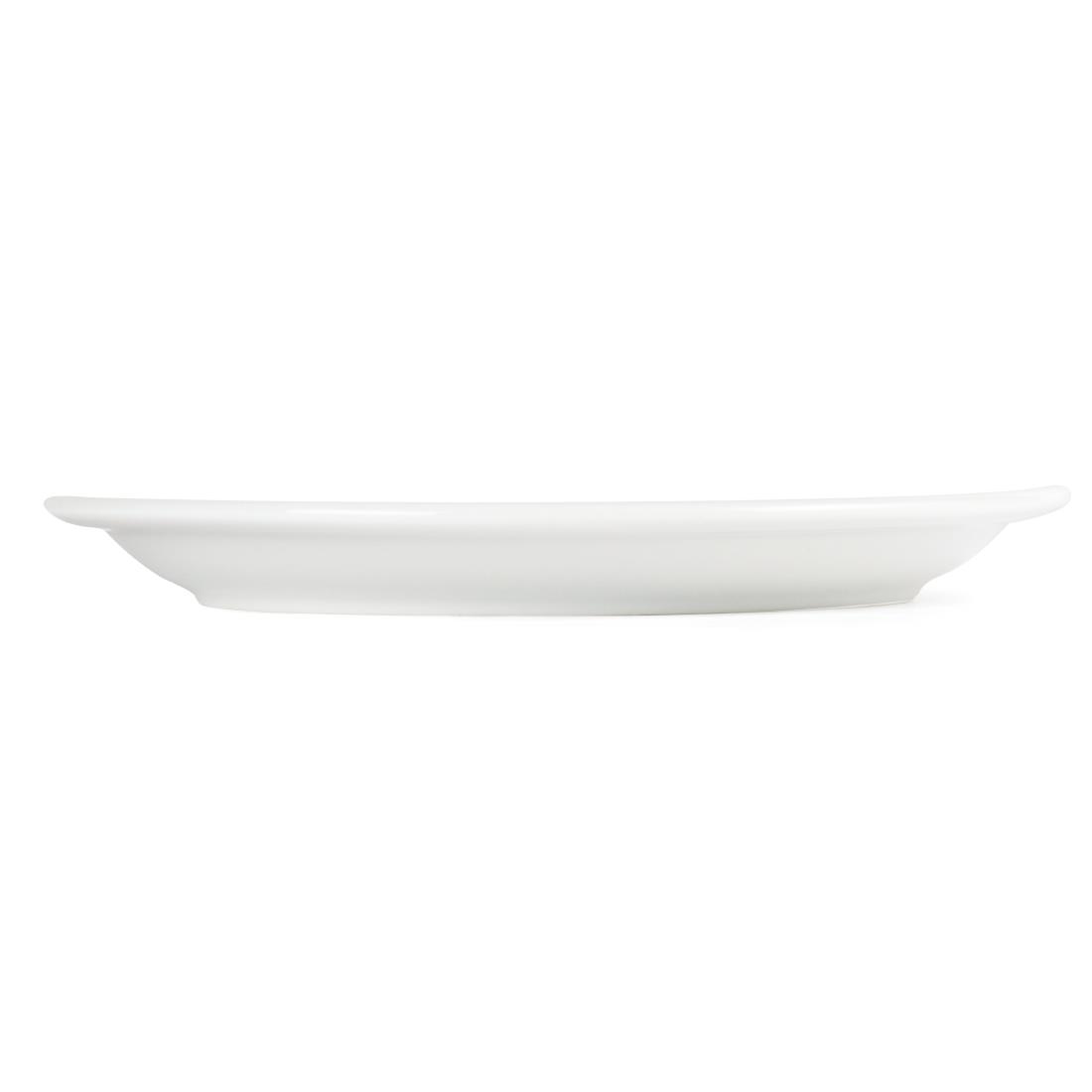 Olympia Whiteware Narrow Rimmed Plates 230mm
