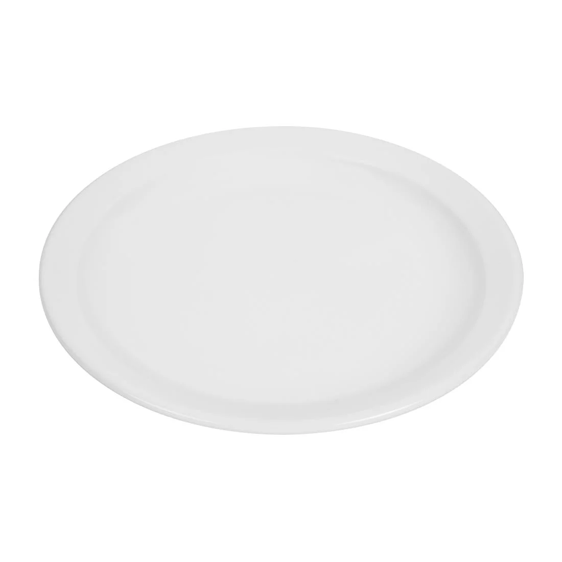 Olympia Whiteware Narrow Rimmed Plates 250mm - Image 3