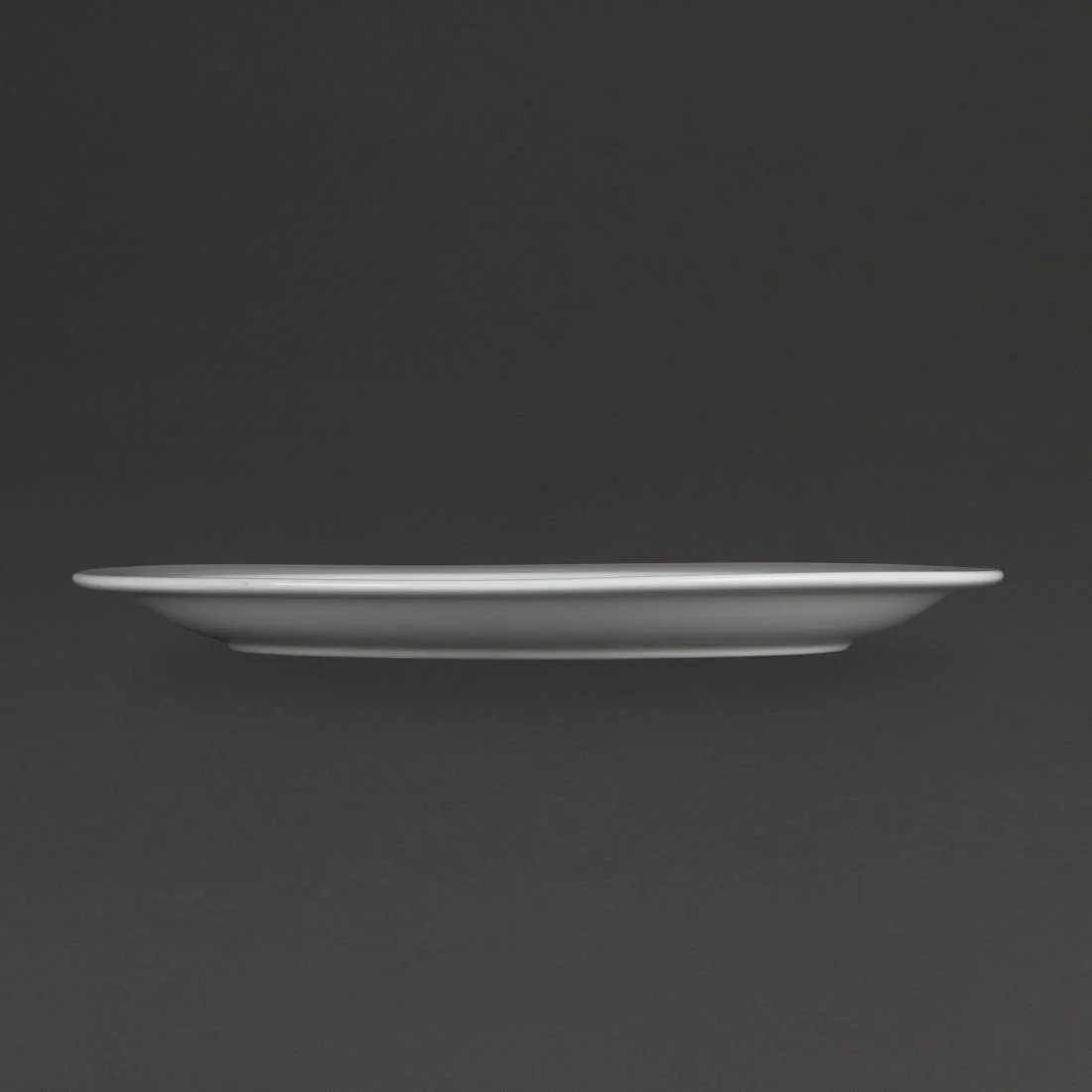 Olympia Whiteware Narrow Rimmed Plates 280mm - Image 4