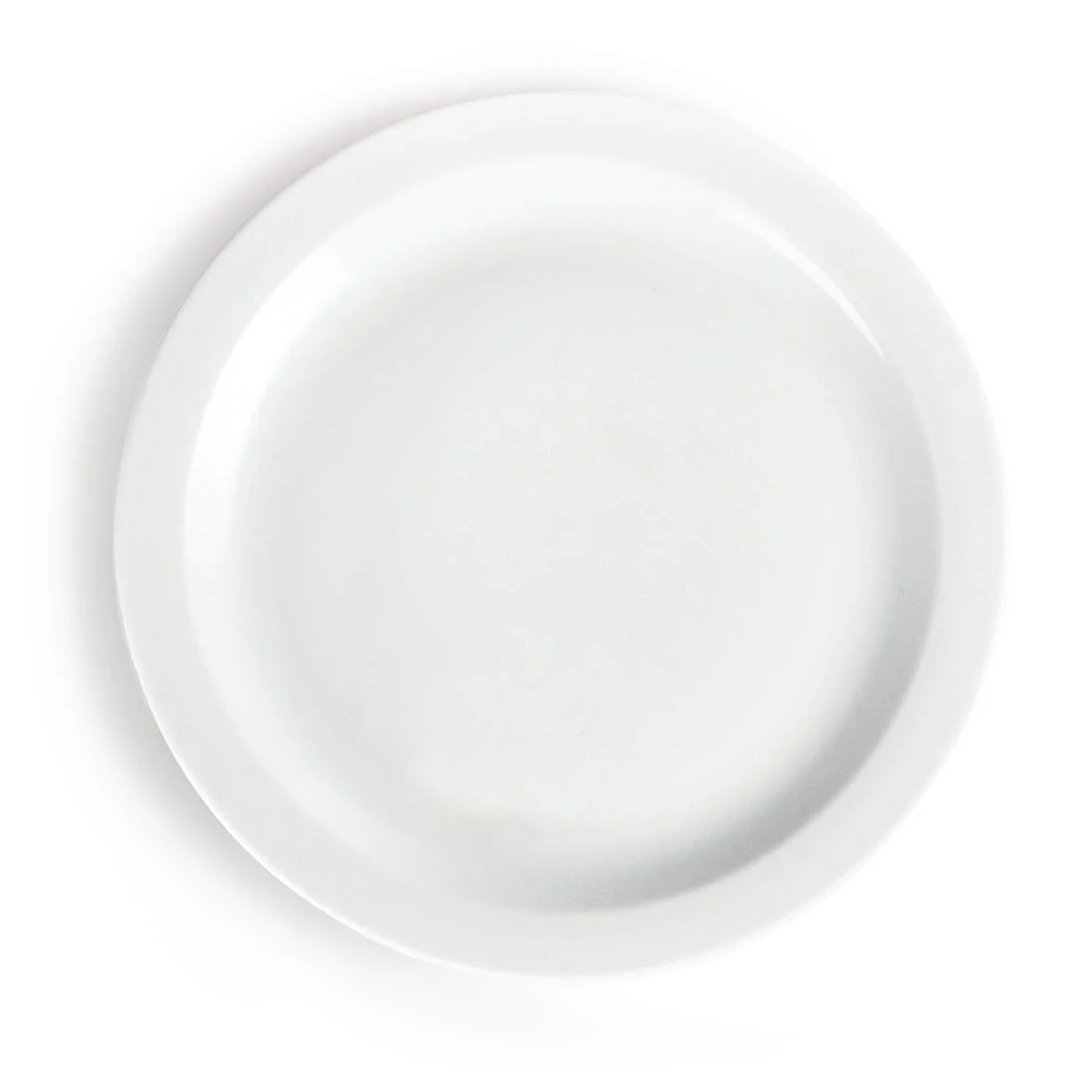Olympia Whiteware Narrow Rimmed Plates 280mm - Image 2