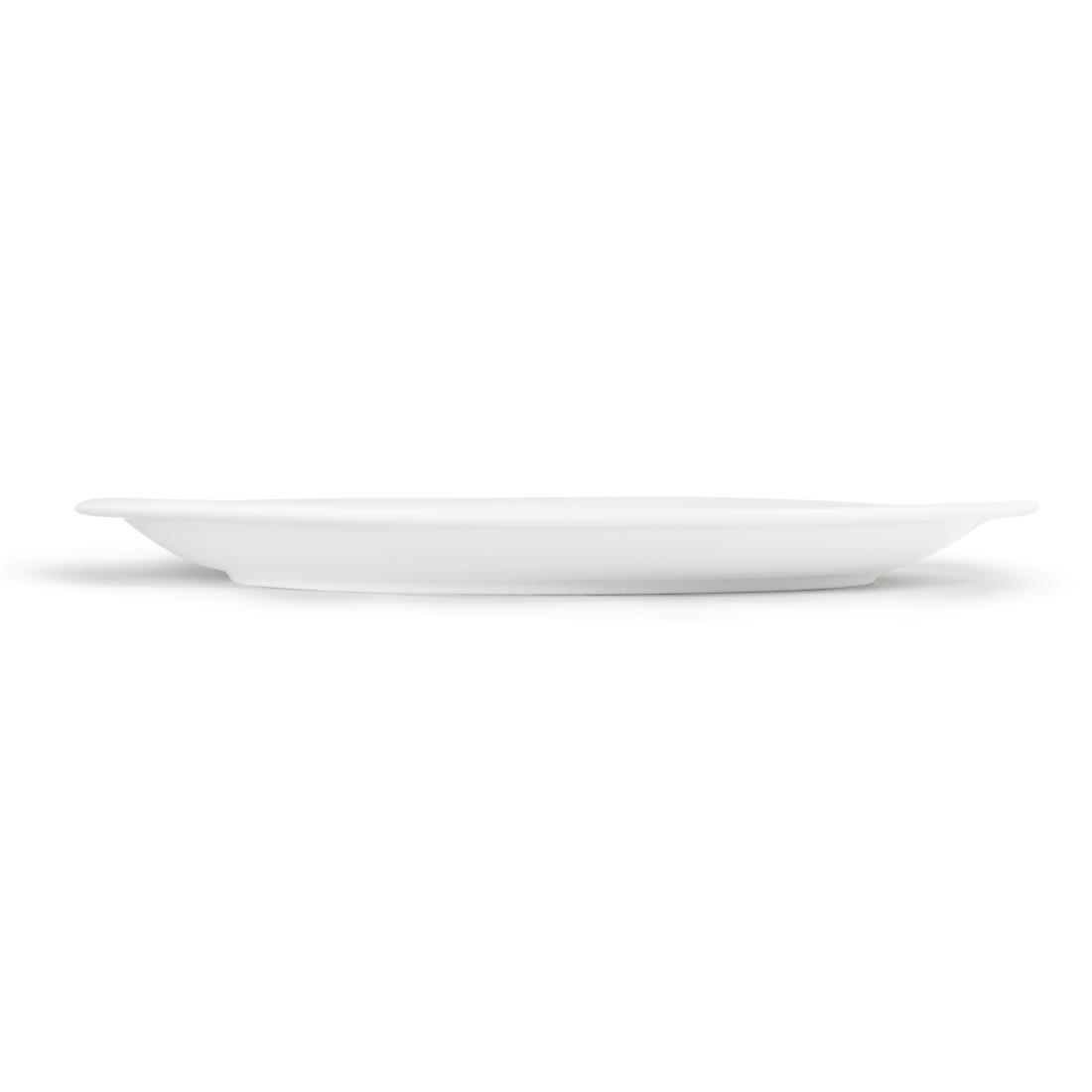 Olympia Whiteware Narrow Rimmed Plates 280mm