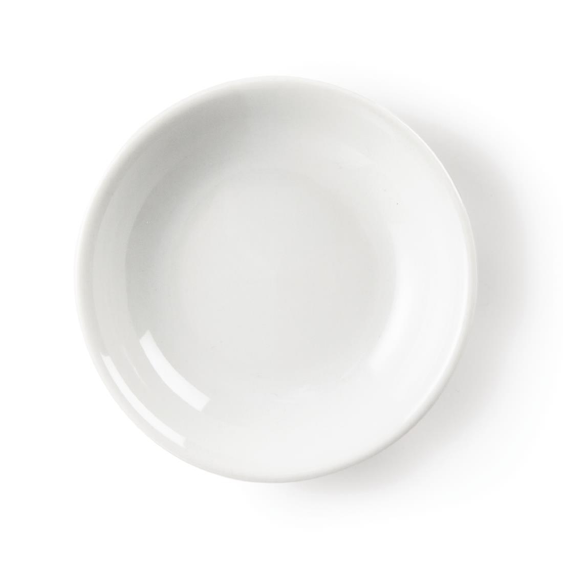 Olympia Whiteware Soy Dishes 100mm