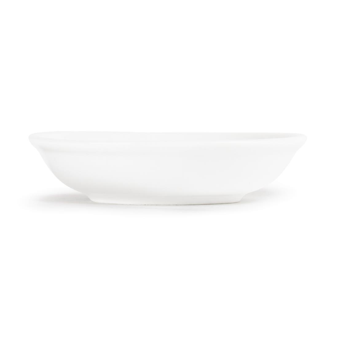 Olympia Whiteware Soy Dishes 100mm