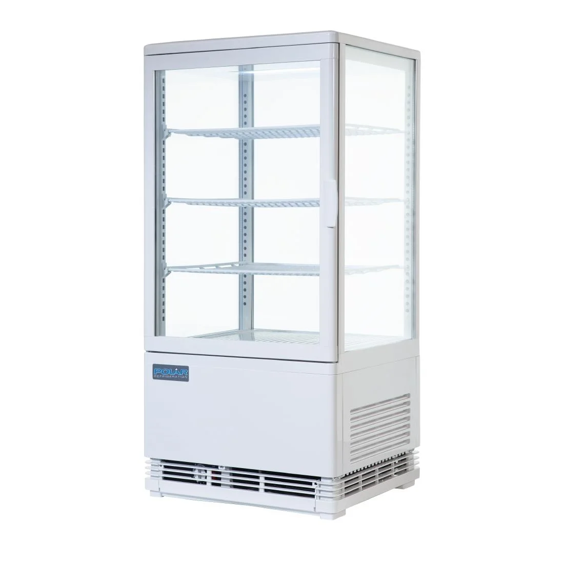 Polar C-Series Energy Efficient Curved Door Display Fridge White 86Ltr - Image 2