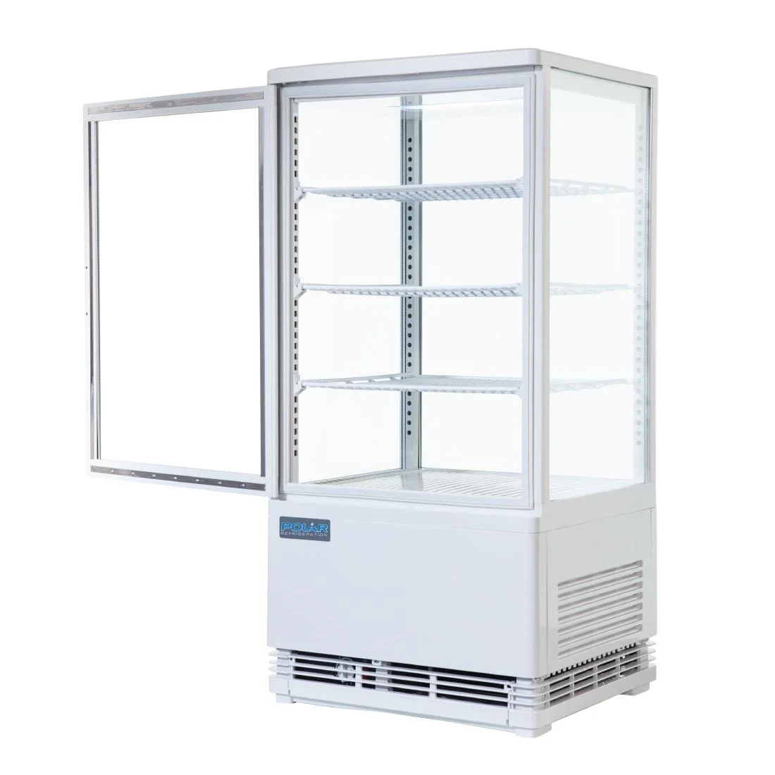 Polar C-Series Energy Efficient Curved Door Display Fridge White 86Ltr - Image 3